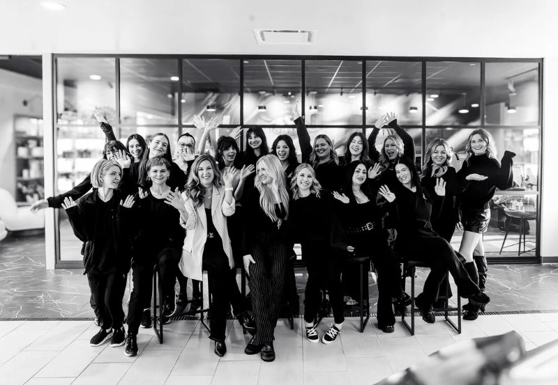 Training program at our academy salon